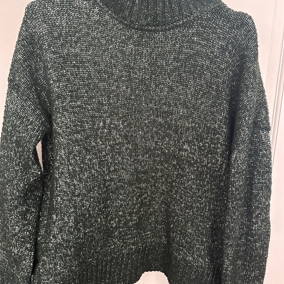 Banana Republic Dark Green Knit Turtleneck Sweater - Petite Medium - Picture 6 of 6